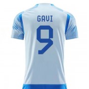 Fotballdrakter Spania VM 2022 Pablo Paez Gavi 9 Bortedrakt..